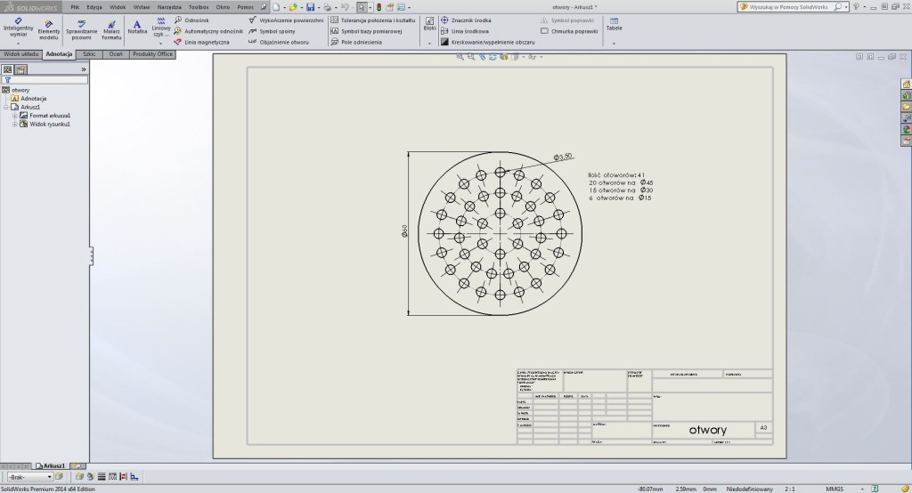 SOLIDWORKS dokumentacja – Zaawansowane notatki