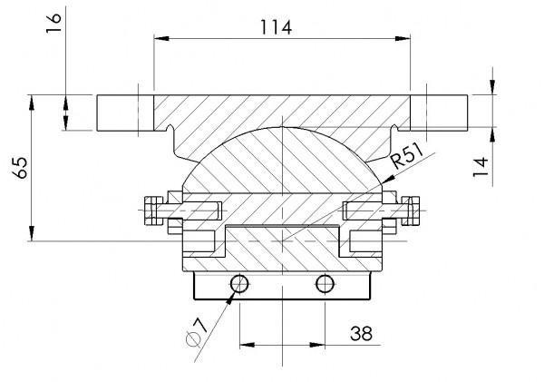 Linia przekroju – wyświetlanie pogrubionych segmentów