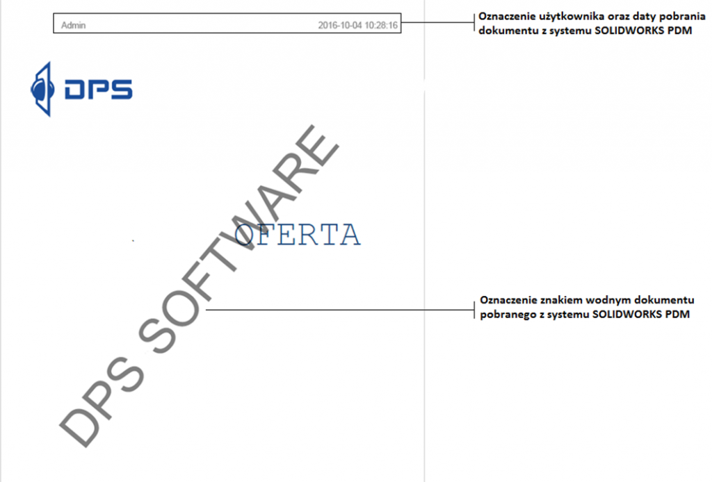 Znak wodny – Wygeneruj go w systemie SOLIDWORKS PDM
