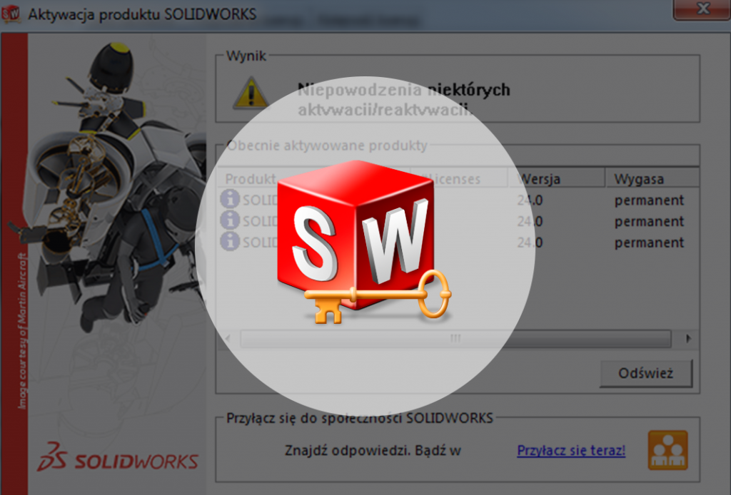 Manager licencji SolidNetWork License Manager