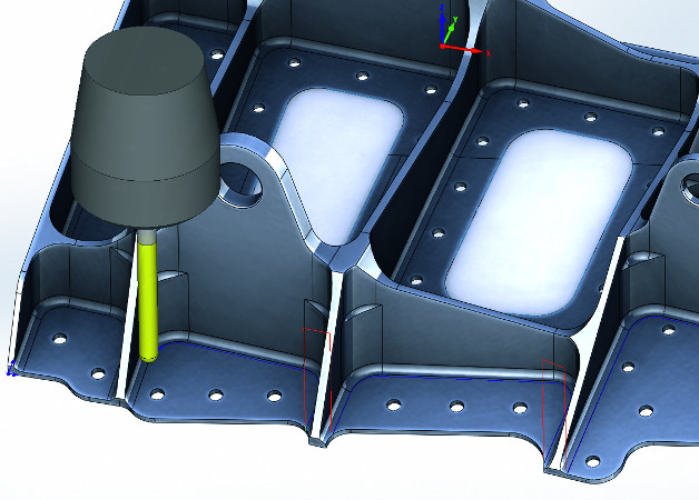 SolidCAM HSS – Jakość powierzchni