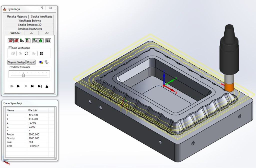 9 rodzajów weryfikacji obróbki SolidCAM