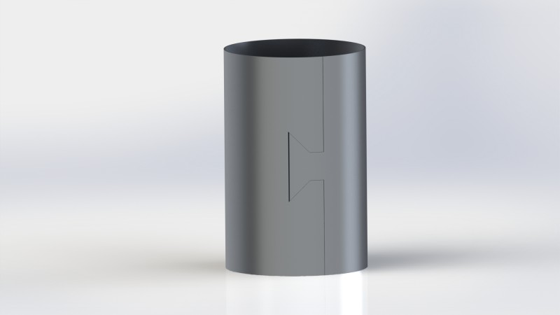 Arkusz blach – Wycinanie dowolnego kształtu na zaokrąglonej bryle