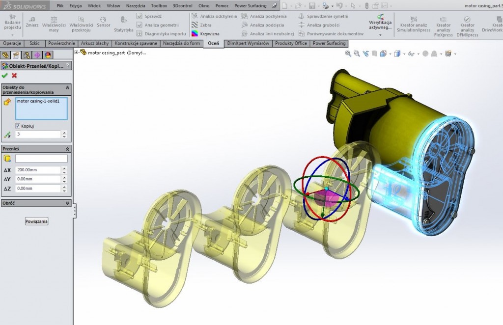 Część wieloobiektowa czy Złożenie?