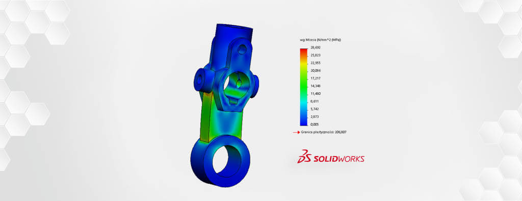 Domyślne ustawienia wykresów w SOLIDWORKS Simulation