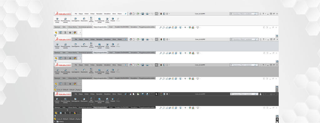 Ciemna strona SOLIDWORKS – wybieramy kolor interfejsu
