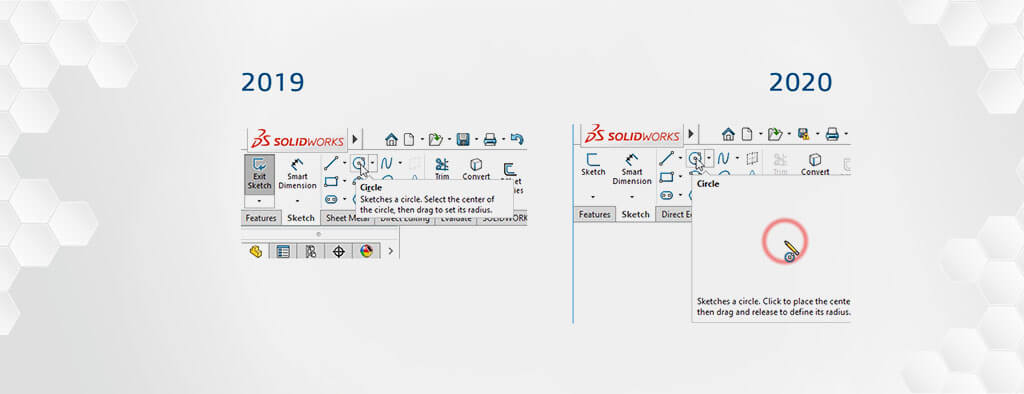Small steps, big change – nowości interfejsu SOLIDWORKS 2020