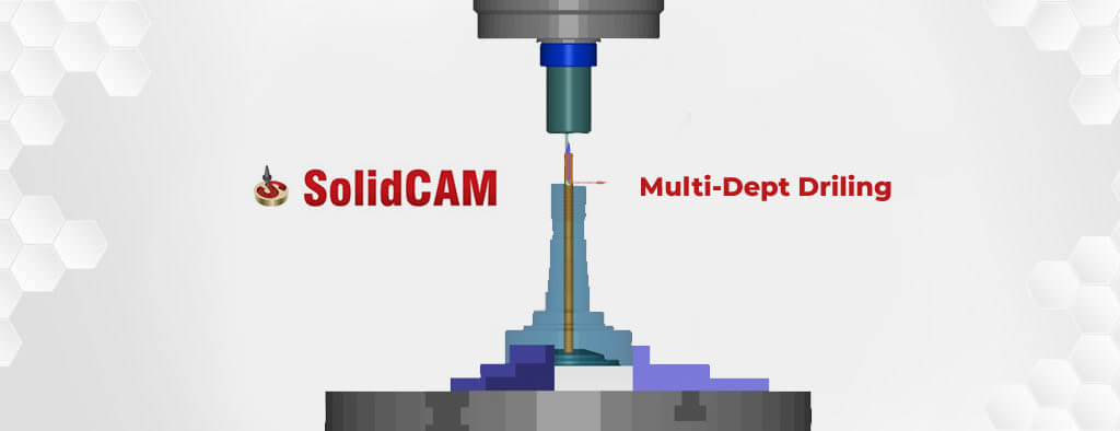 Moduł wiercenia w SOLIDCAM – nowa funkcjonalność Multi-Depth Drilling