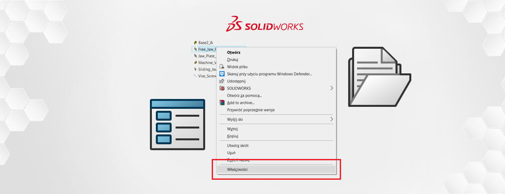 Jak w eksploratorze Windows wyświetlić wersję pliku SOLIDWORKS
