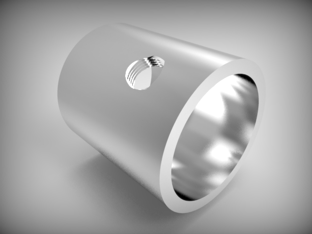 Otwór gwintowany na ścianach cylindrycznych (nie-planarnej)