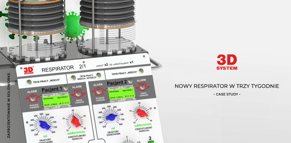 Kryzys testem na innowacyjność, czyli nowy respirator w trzy tygodnie – case study 3D System