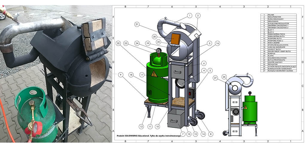 Coraz młodsi projektują w SOLIDWORKS. Poznaj projekt utalentowanego ucznia nagrodzony w olimpiadzie