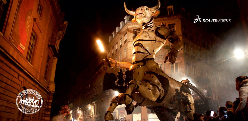 SOLIDWORKS sercem artystycznego procesu w Compagnie La Machine