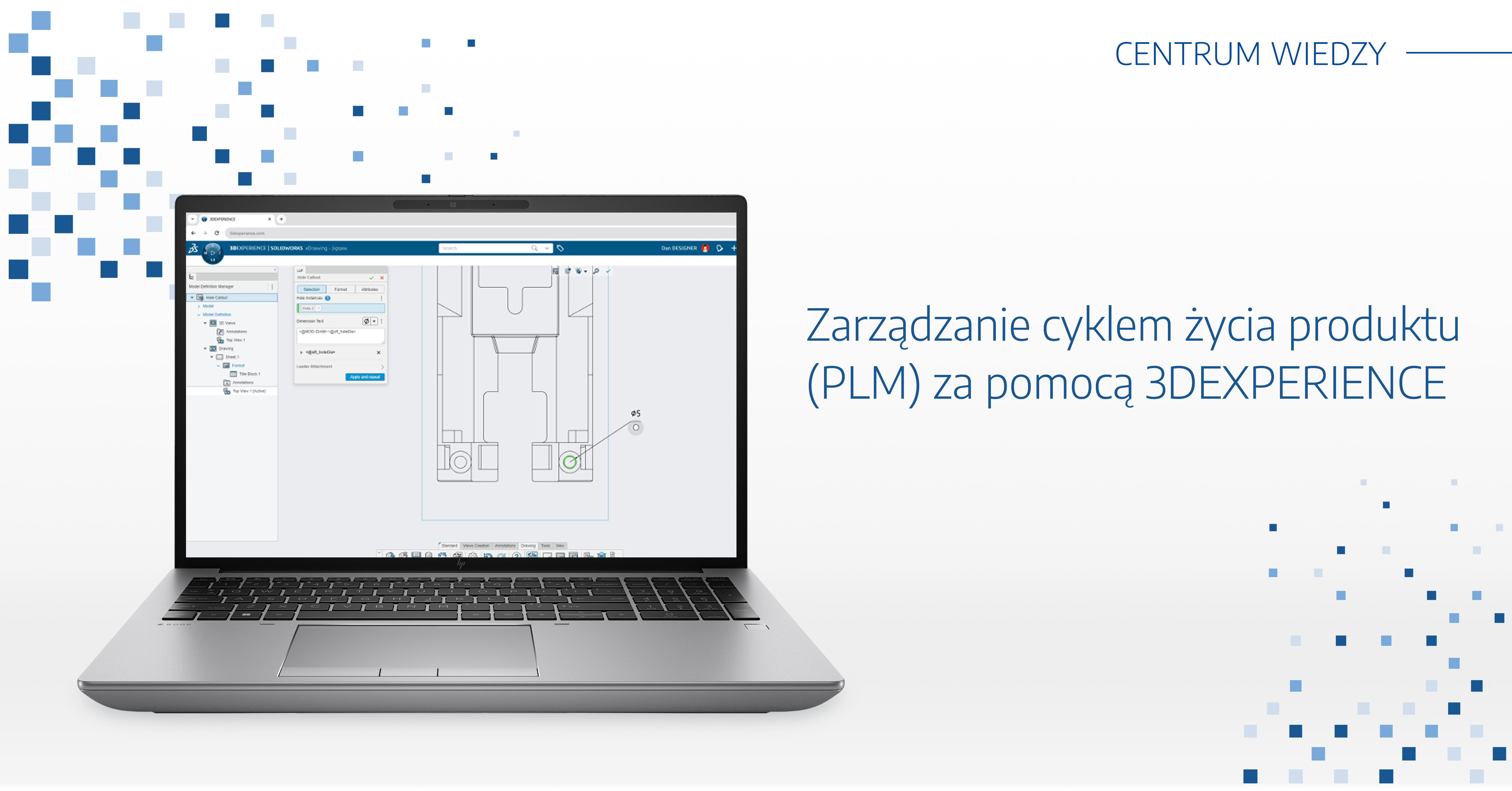 Zarządzanie cyklem życia produktu (PLM) za pomocą 3DEXPERIENCE