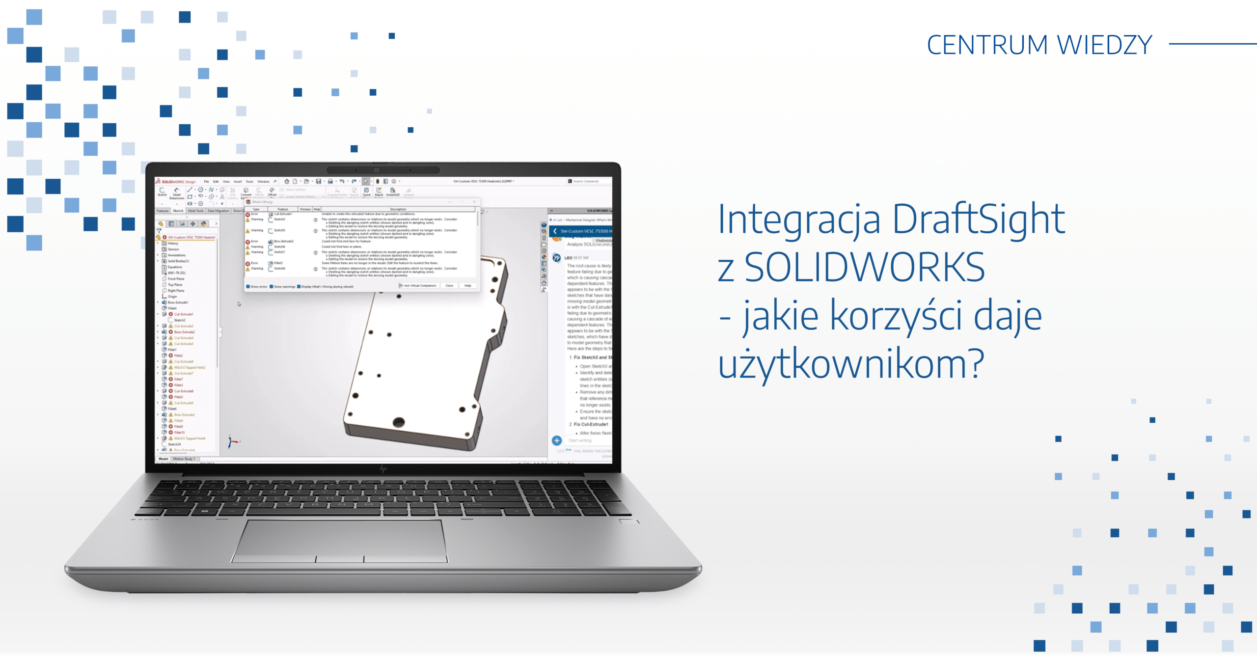 Integracja DraftSight z SOLIDWORKS - jakie korzyści daje użytkownikom?